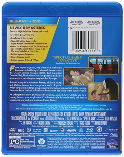 Spirited Away - Blu-Ray/DVD (Used) - Image 2
