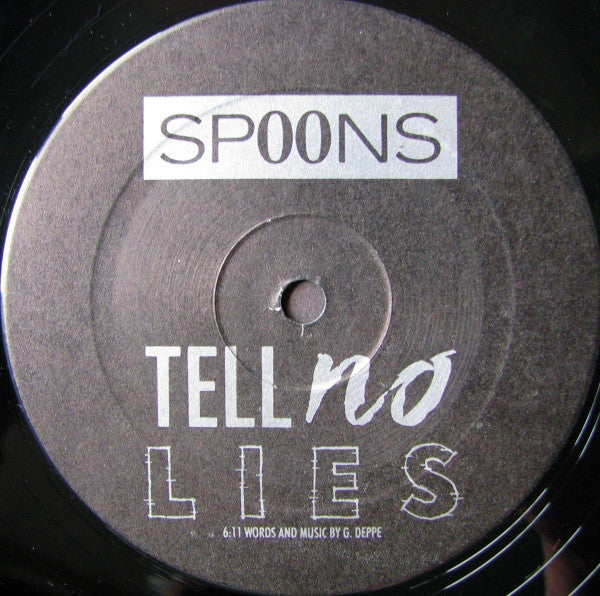 Spoons / Tell No Lies - 12", EP (VG+/VG+) - Image 3