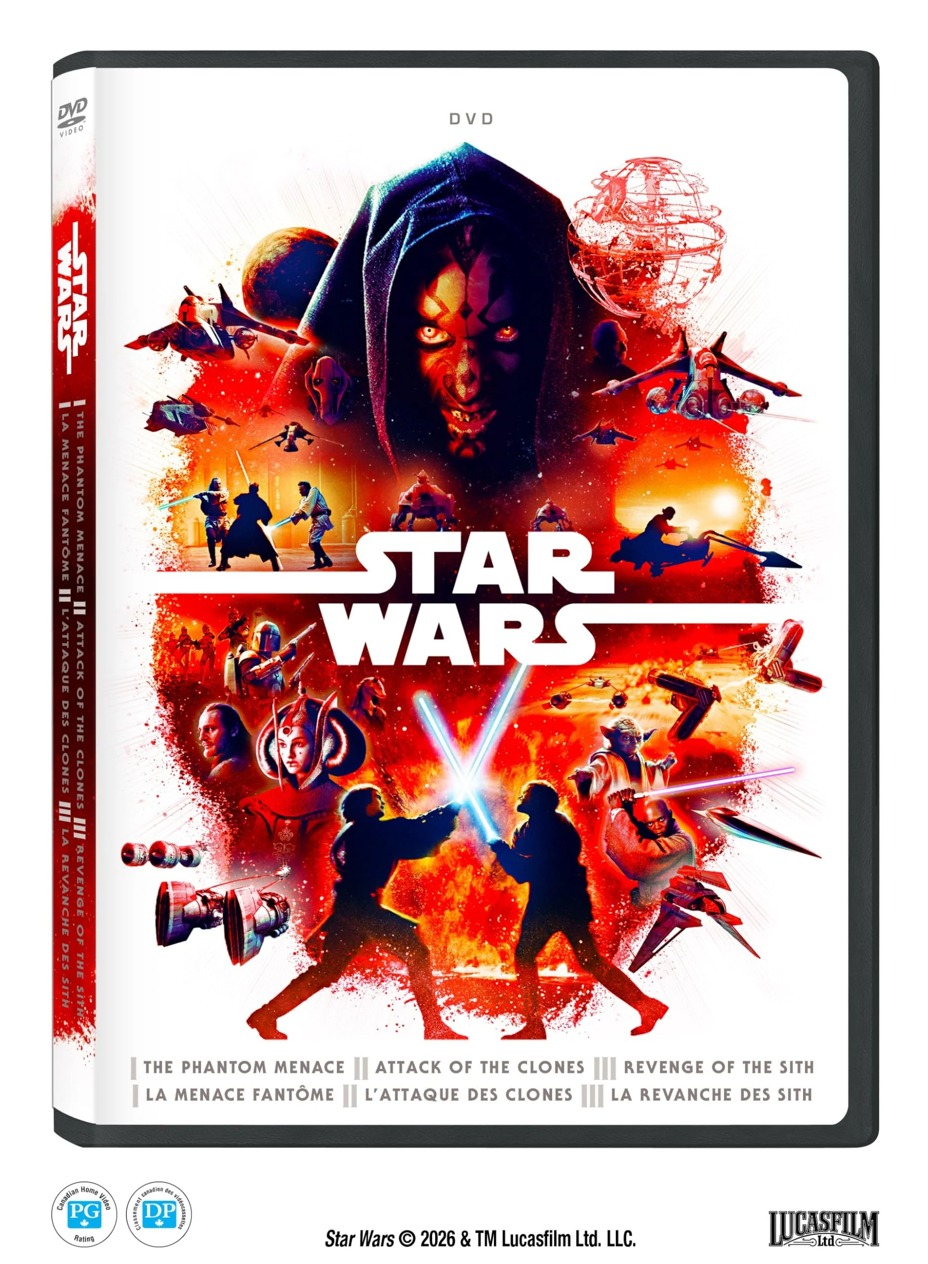 Star Wars: The Prequel Trilogy (Episode I to III) - DVD