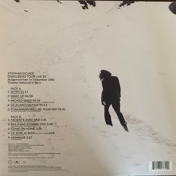 Stephan Eicher / Engelberg Live 91 - LP (M/M) - Image 2