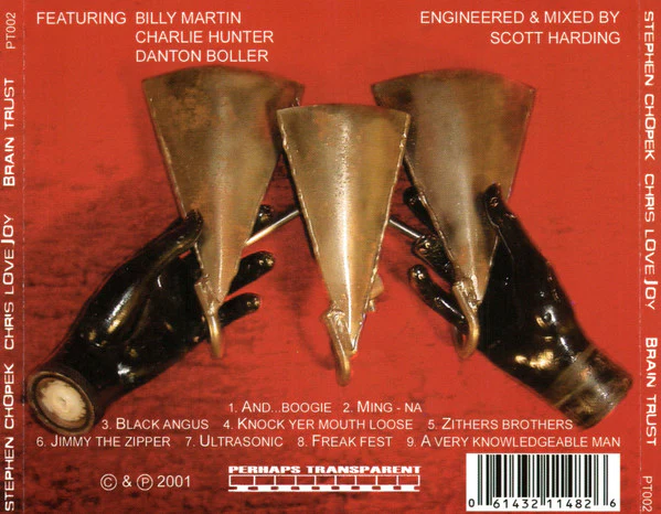 Stephen Chopek, Chris Lovejoy / Brain Trust - CD, Mini, Album (VG+/VG+) - Image 2