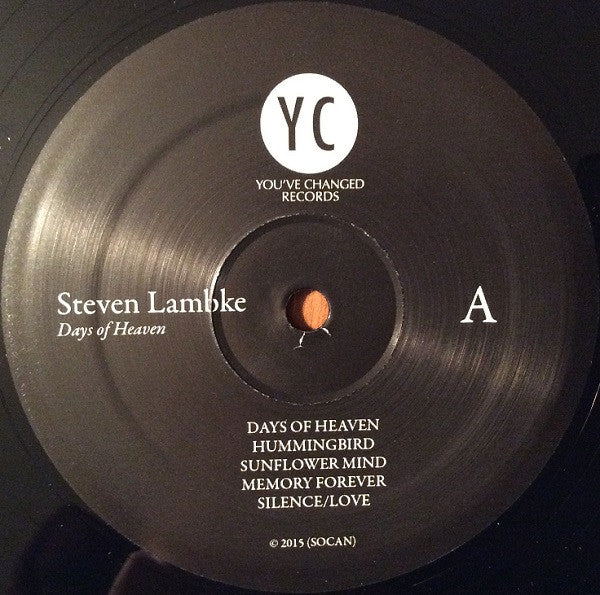 Steve Lambke / Days Of Heaven - LP, Album (M/M) - Image 3