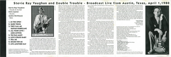 Stevie Ray Vaughan & Double Trouble / In The Beginning - CD, Album, Pit (VG/VG) - Image 5