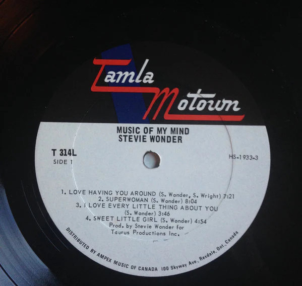 Stevie Wonder / Music Of My Mind - LP, Album, Gat (VG+/VG+) - Image 5