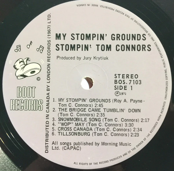 Stompin' Tom Connors / My Stompin' Grounds - LP, Album (VG+/VG+) - Image 3