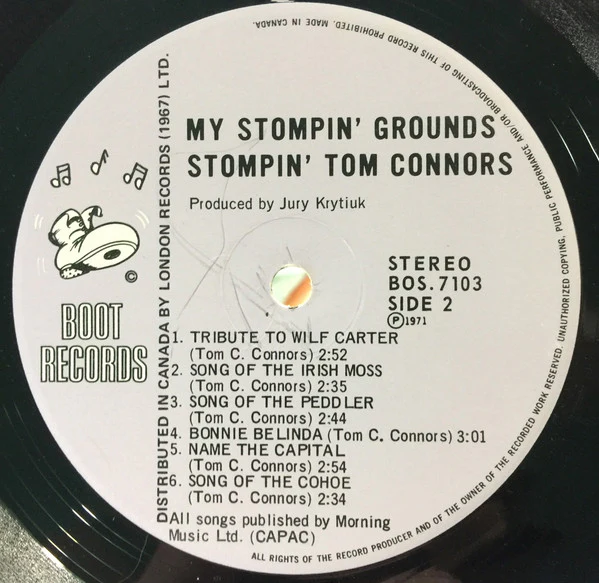 Stompin' Tom Connors / My Stompin' Grounds - LP, Album (VG+/VG+) - Image 4