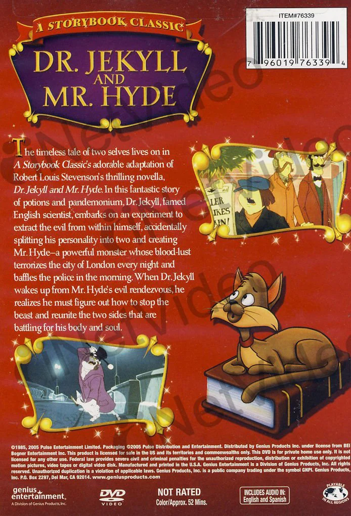 Storybook Classics - Dr Jekyll And Mr Hyde DVD - Image 2