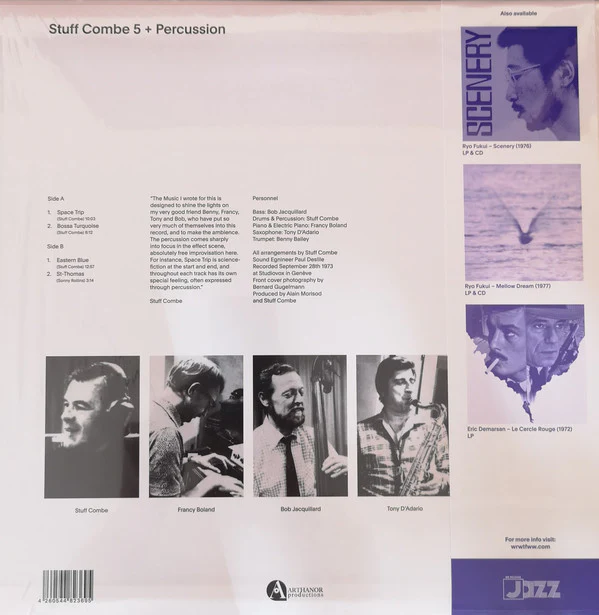 Stuff Combe / Stuff Combe 5 + Percussion - LP, Album, Ltd, RE, RM (M/M) - Image 2