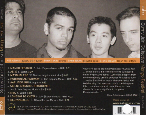 Sunny Jain Collective / Mango Festival - CD, Album (VG/VG) - Image 2