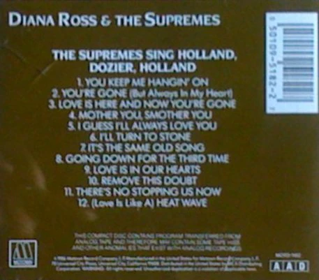 Supremes Sing Holland Dozier Holland - Image 2