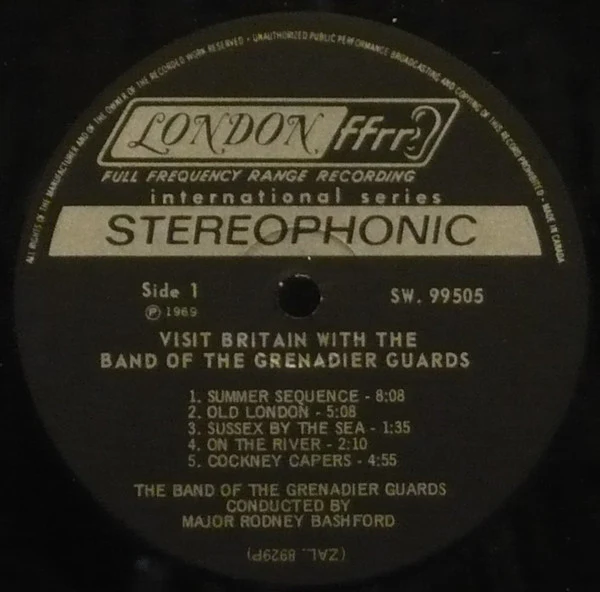 The Band Of The Grenadier Guards / Visit Britain - LP, Album (VG+/VG+) - Image 2