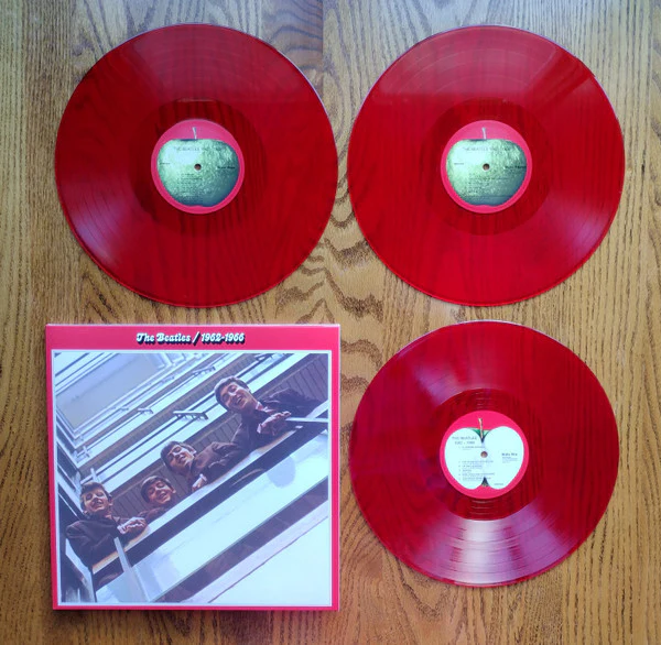 The Beatles / 1962-1966 - 3LP red Used - Image 2