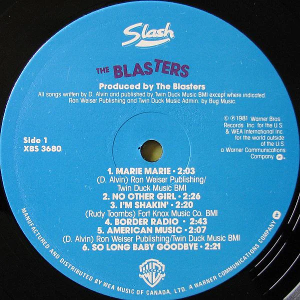 The Blasters / The Blasters - LP, Album, RE (VG+/VG+) - Image 3
