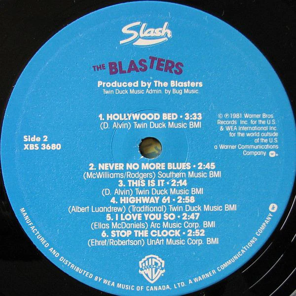 The Blasters / The Blasters - LP, Album, RE (VG+/VG+) - Image 4