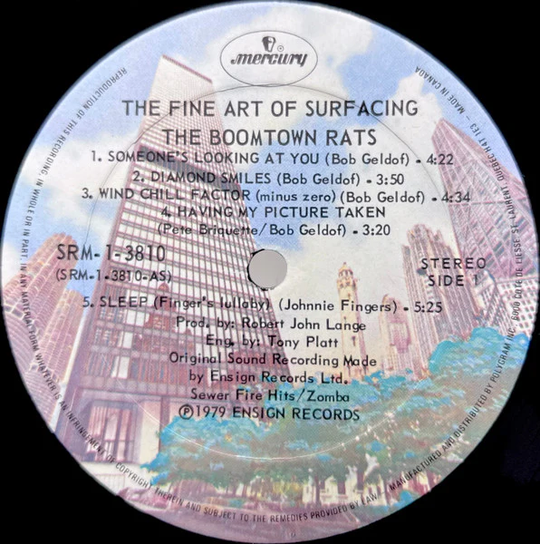 The Boomtown Rats / The Fine Art Of Surfacing - LP, Album (VG+/VG+) - Image 3