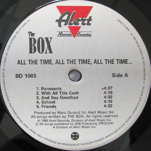 The Box  / All The Time, All The Time, All The Time... - LP, Album (VG+/VG+) - Image 3