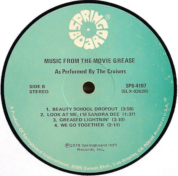 The Cruisers / Music From The Movie "Grease" - LP, Album (VG/VG) - Image 5
