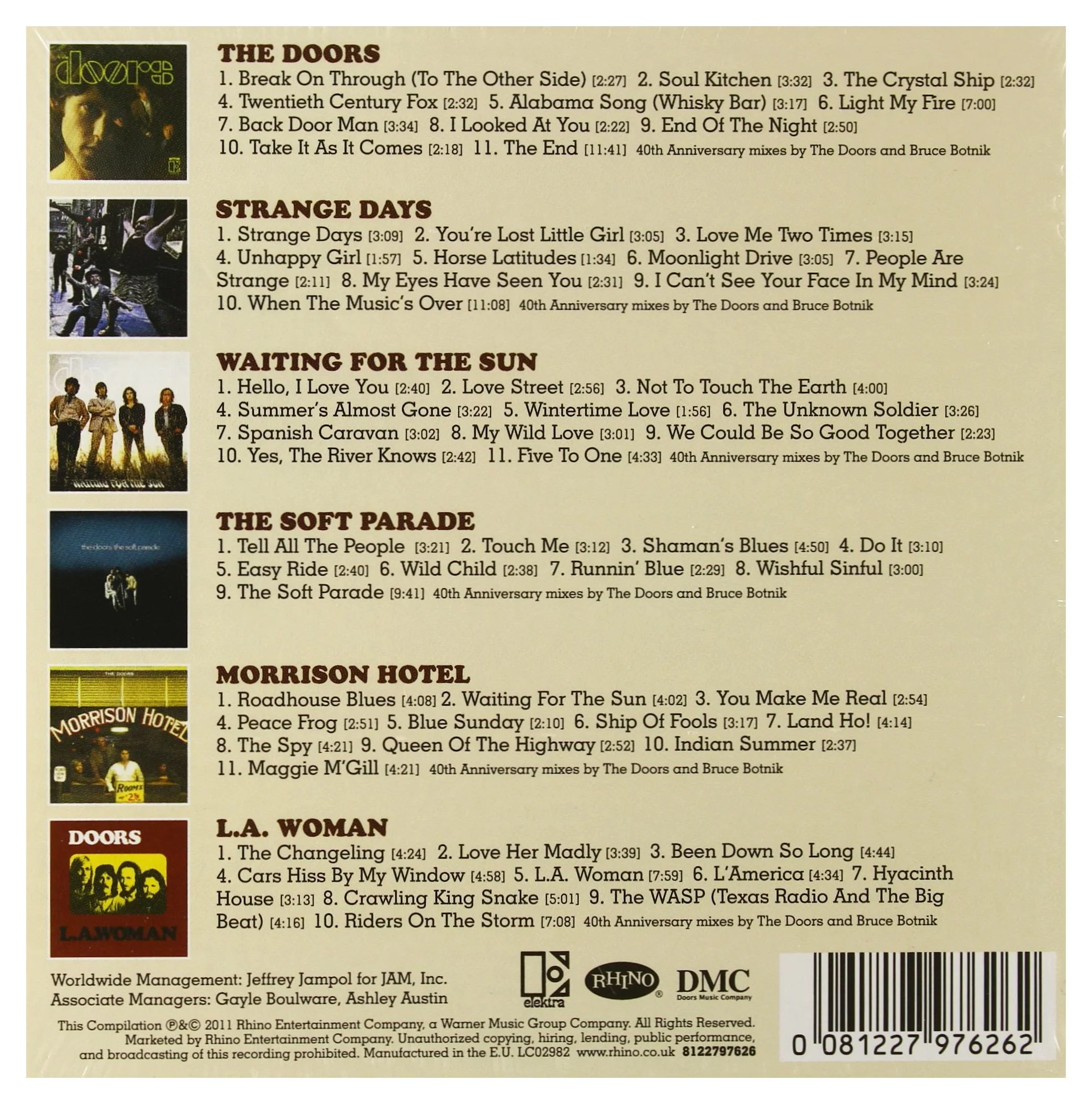 The Doors / A Collection - CD (Used) - Image 2