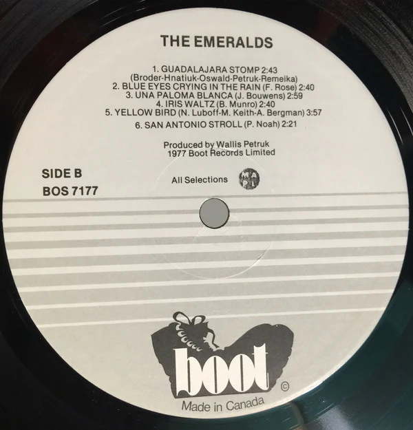 The Emeralds  / The Emeralds - LP, Album (VG/VG+) - Image 4