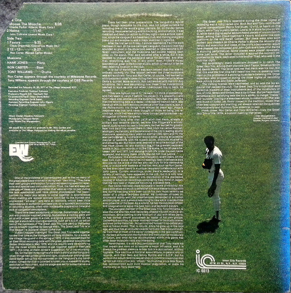The Great Jazz Trio / At The Village Vanguard - LP, Album (VG+/VG+) - Image 2