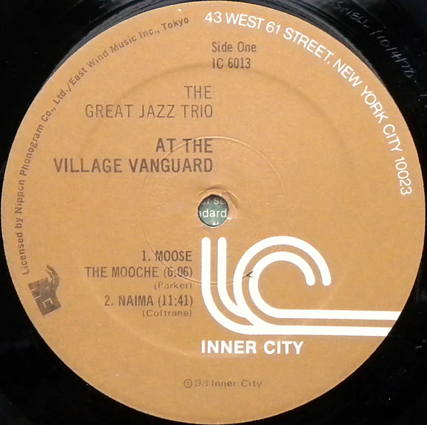 The Great Jazz Trio / At The Village Vanguard - LP, Album (VG+/VG+) - Image 3
