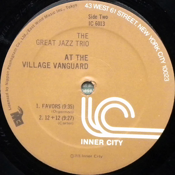 The Great Jazz Trio / At The Village Vanguard - LP, Album (VG+/VG+) - Image 4