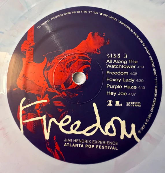 The Jimi Hendrix Experience / Freedom: Atlanta Pop Festival - LP, Album, Ltd, RE, Whi (M/M) - Image 3