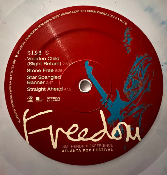 The Jimi Hendrix Experience / Freedom: Atlanta Pop Festival - LP, Album, Ltd, RE, Whi (M/M) - Image 4
