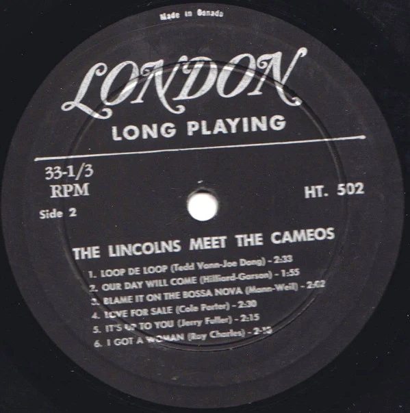 The Lincolns  / 12 Big Hits, The Lincolns Meet The Cameos - LP, Mono (VG/VG) - Image 4