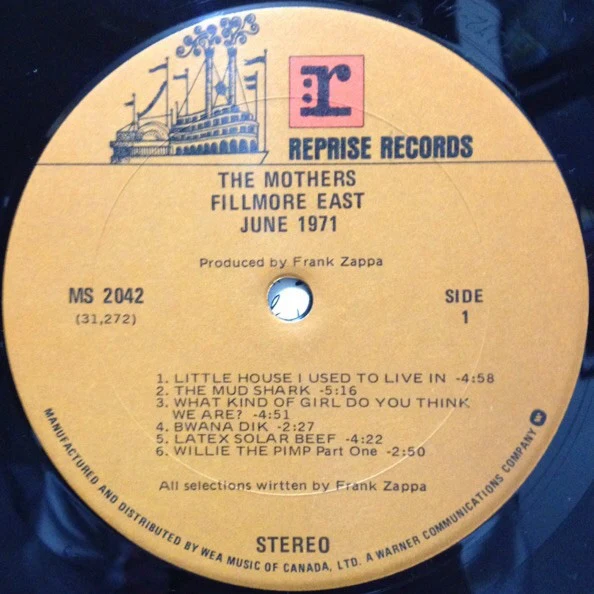 The Mothers / Fillmore East, June 1971 - LP Used (VG/VG) - Image 3