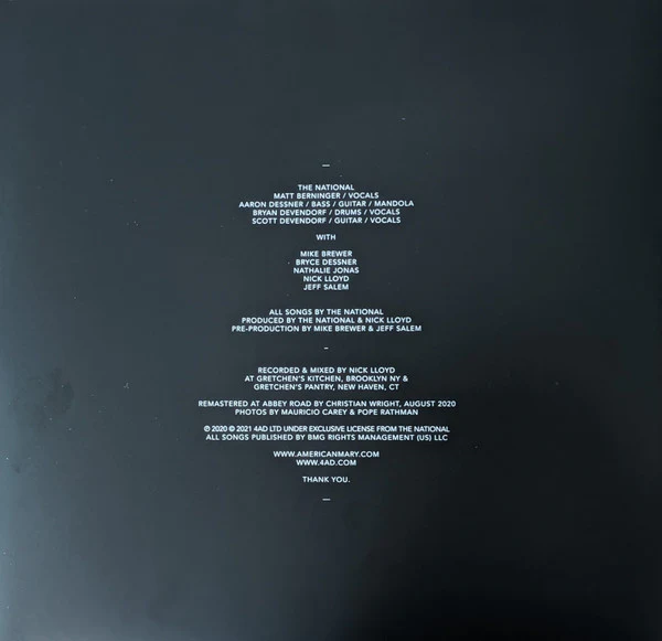 The National / The National - LP, Album, RE, RM (M/M) - Image 5