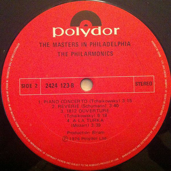 The Philarmonics / The Masters In Philadelphia - LP, Album (VG/VG) - Image 4
