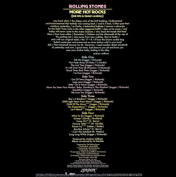 The Rolling Stones / More Hot Rocks (Big Hits & Fazed Cookies) - 2xLP, RSD, Comp, Ltd, RE, Glo (M/M) - Image 5