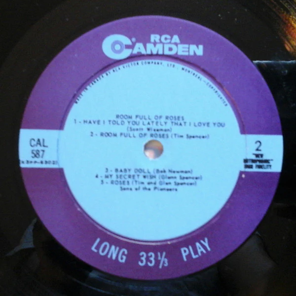 The Sons Of The Pioneers / Room Full Of Roses - LP (VG/VG) - Image 4