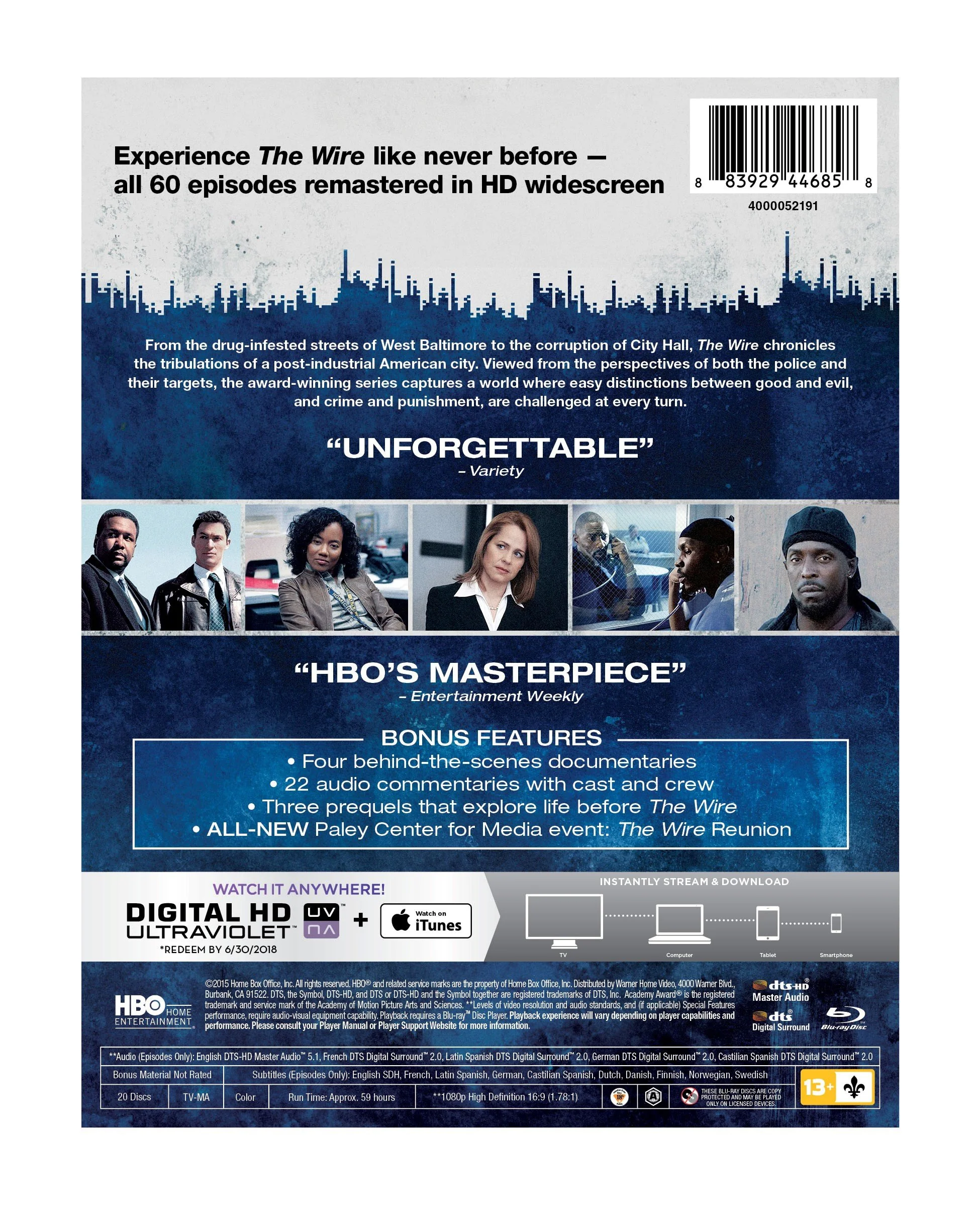 The Wire: The Complete Series - Blu-Ray - Image 2