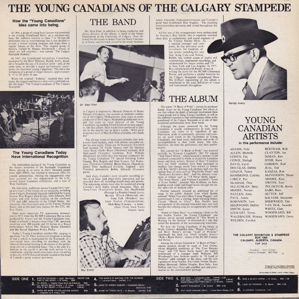 The Young Canadians Of The Calgary Stampede / A Burst Of Pride - LP, Album (VG+/VG+) - Image 2