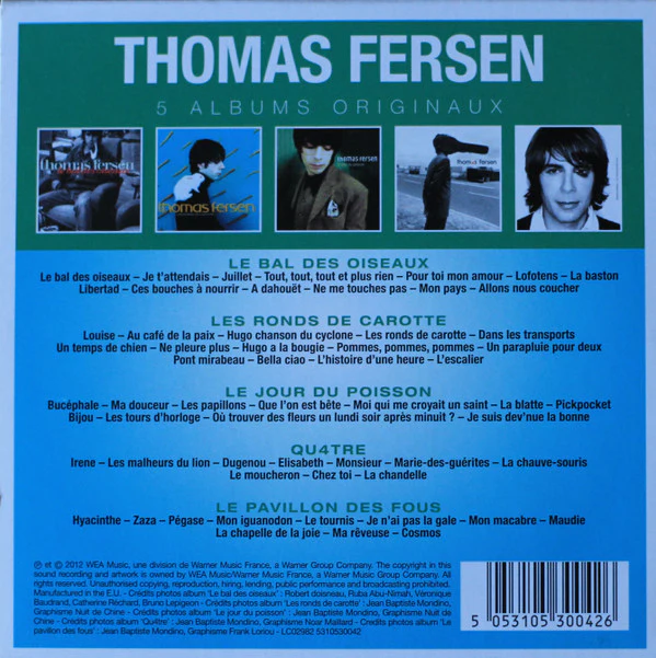 Thomas Fersen / 5 Albums Originaux - CD, Album, RE + CD, Album, RE + CD, Album, RE + CD (M/M) - Image 2