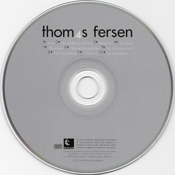 Thomas Fersen / Thom4s Fersen - CD, Album (M/M) - Image 3