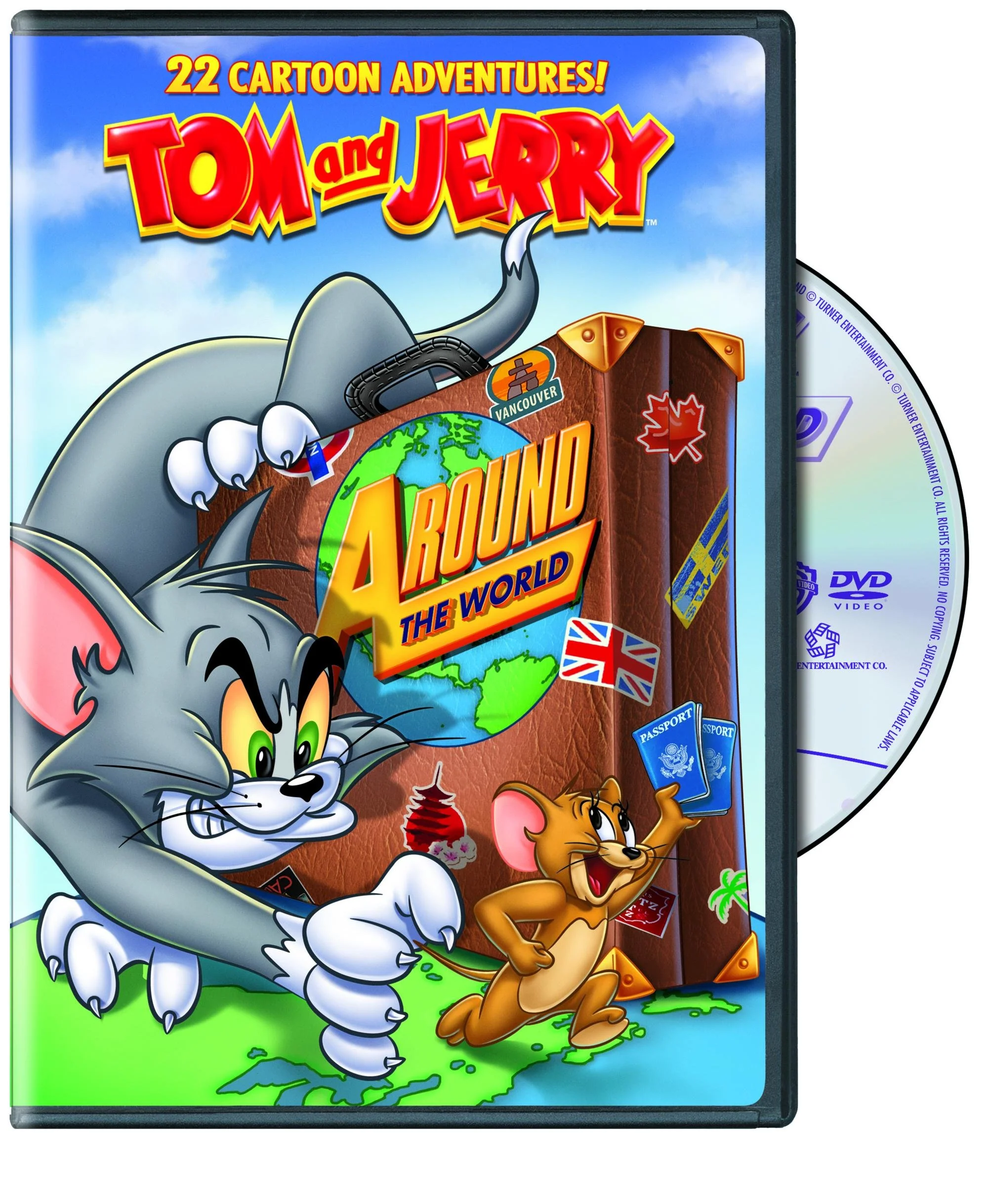 Tom & Jerry: Around the World - DVD