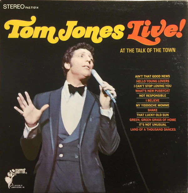 Tom Jones / Tom Jones Live! At The Talk Of The Town - LP, Album (VG+/VG+)
