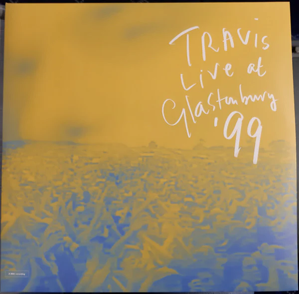 Travis / Live At Glastonbury '99 - 2xLP, Album, Ltd, Blu (M/M)