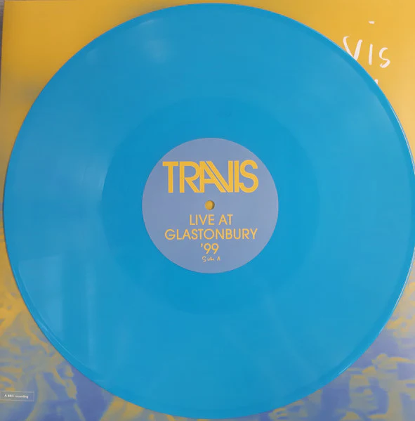Travis / Live At Glastonbury '99 - 2xLP, Album, Ltd, Blu (M/M) - Image 3