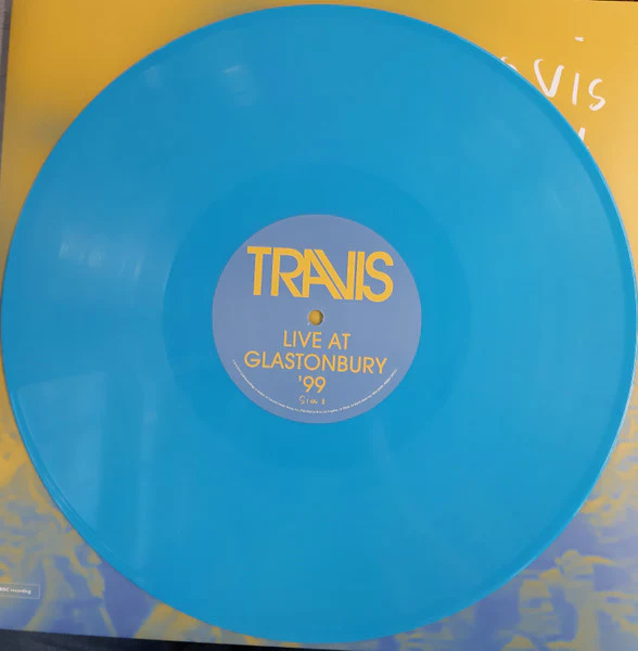 Travis / Live At Glastonbury '99 - 2xLP, Album, Ltd, Blu (M/M) - Image 4