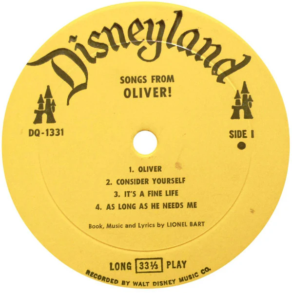 Tutti Camarata And The Mike Sammes Singers / Songs From Oliver! & Chitty Chitty Bang Bang - LP, Album (VG+/VG+) - Image 3