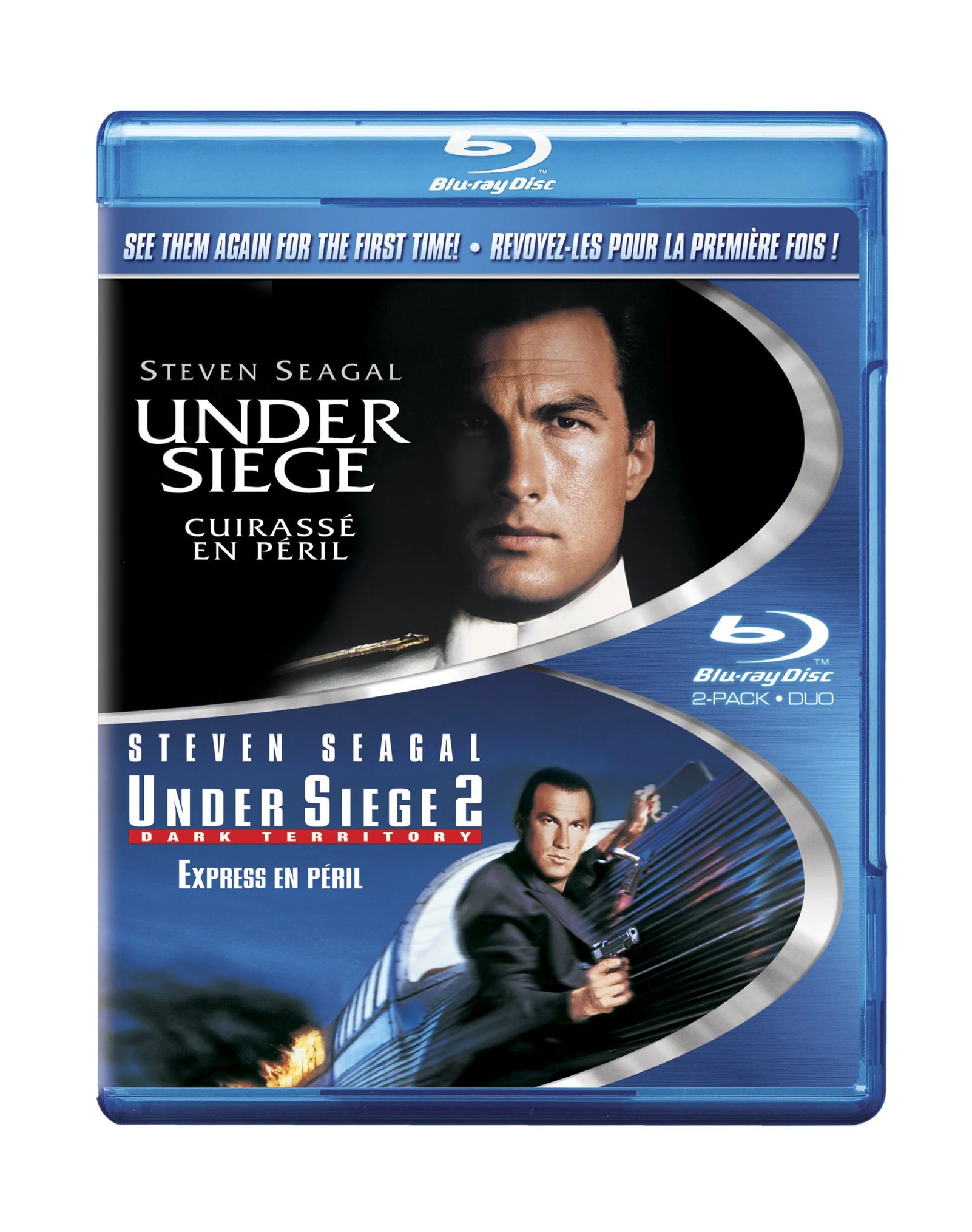 Under Siege / Under Siege 2: Dark Territory (Double Feature) // Cuirassé en péril / Express en péril (Programme Double) (Bilingual) [Blu-ray]