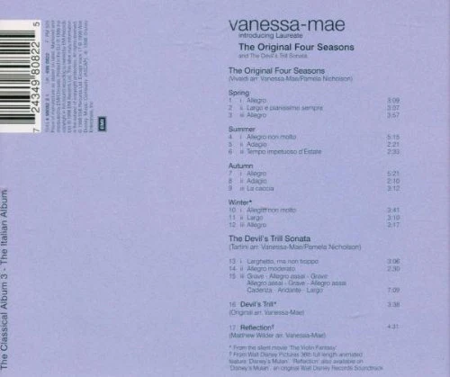 Vanessa Mae / Original Four Seasons - CD (Used) - Image 2
