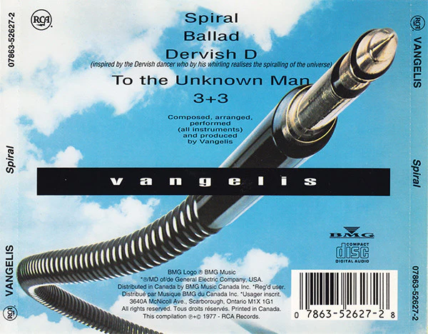 Vangelis / Spiral - CD (Used) - Image 2