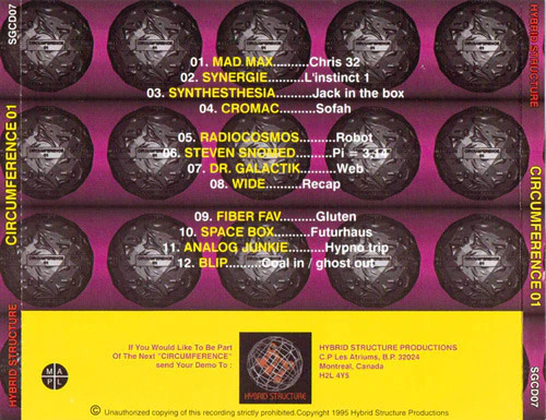 Various / Circumference 01 - CD, Comp (VG+/VG+) - Image 2
