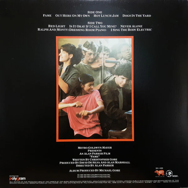 Various / Fame - Original Soundtrack From The Motion Picture - LP Used (VG+/VG) - Image 3