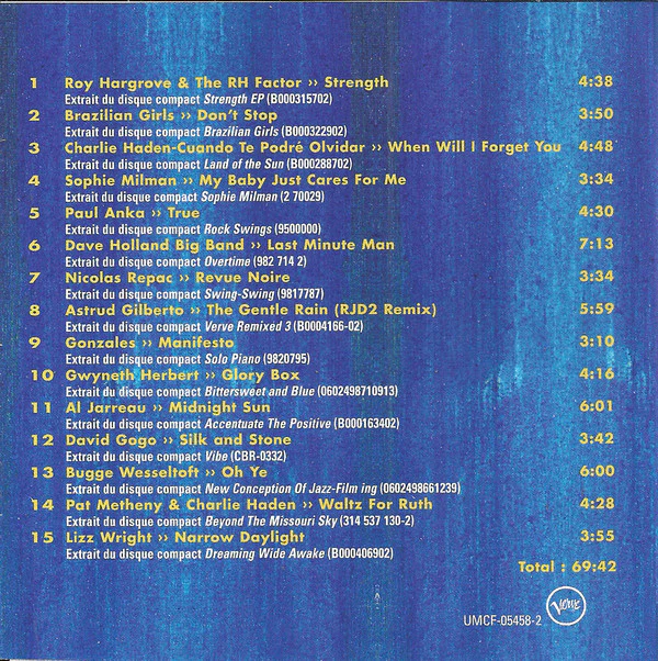 Various / Festival International De Jazz De Montréal - Compilation Jazz 2005 - Carte Des Amis Du Festival - Friends Of The Festival - CD, Comp (VG+/VG+) - Image 2